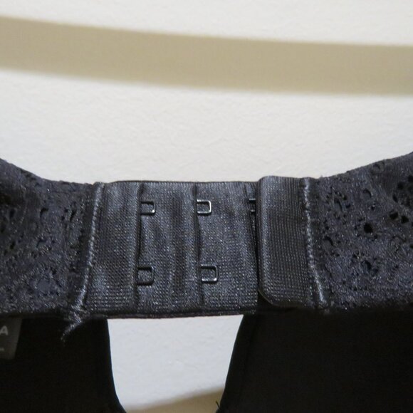 PEPPER Lace Lift Up Bra in Black Minimalist Comfort - Women's Size 38AA - Picture 9 of 12